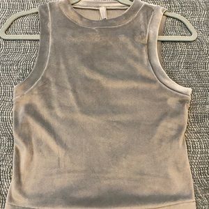 Skims velvet crop top tank. Like new! Size M.
